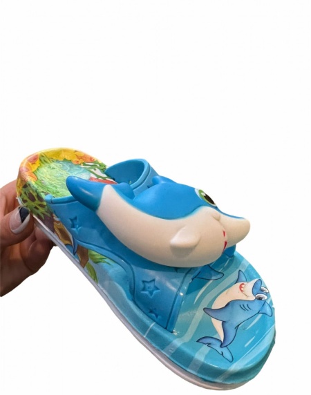 Papuci Cod: 330006 Light Blue - Img 2
