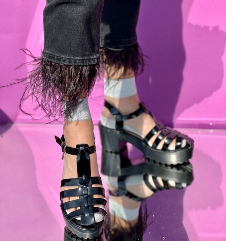 Sandale Cod: 6-157 Black