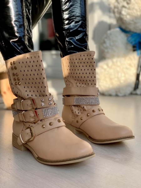 Cizme de vară cod: AB-015 Beige - Img 3
