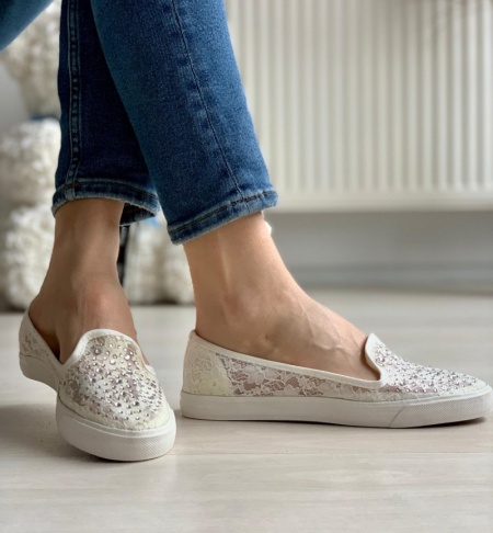Espadrile cod: RL-31 White - Img 3