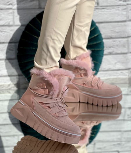 Ghete cod: 2610 Pink - Img 3