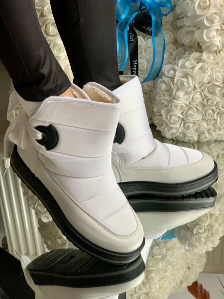 Ghete cod: B8336 White - Img 3