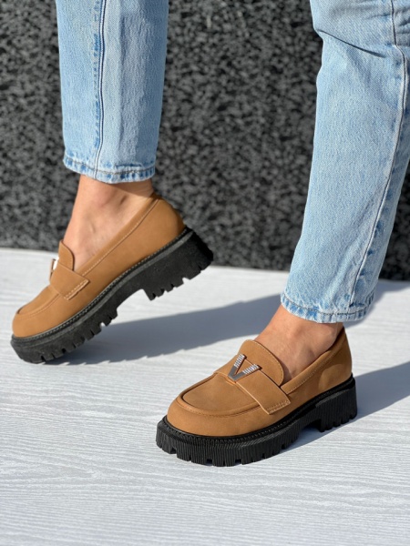 Pantofi Casual Cod:GO-9A Camel - Img 2