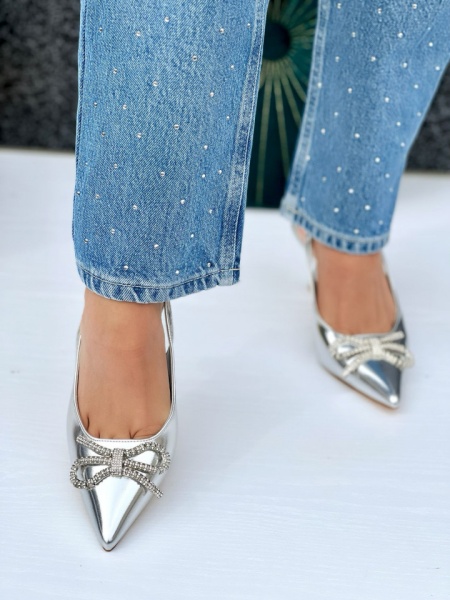 Pantofi Cod: A23-616 Silver - Img 2