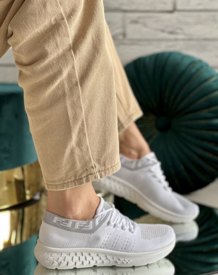 Pantofi Sport Cod: Fendi White - Img 2