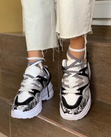 Pantofi sport cod: LA61 White - Img 3