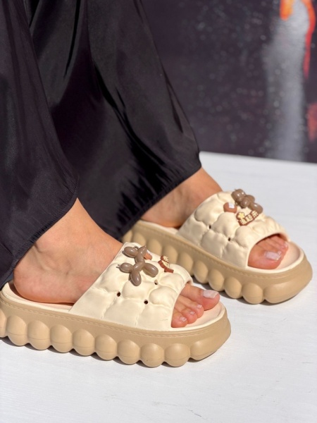 Papuci Cod: SS-17 Beige - Img 2