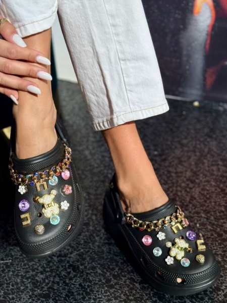 Saboti (CROCS) Cod: F-130 Black