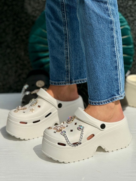 Saboti (CROCS) Cod: F-138 White - Img 2