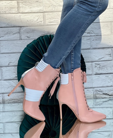 Botine cod: BS 149 Pink - Img 2