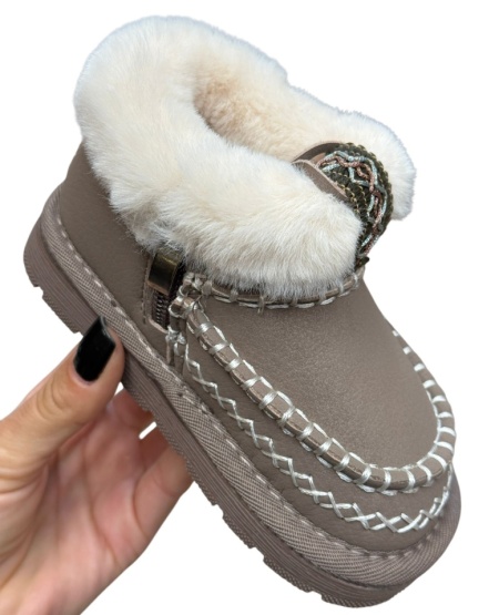 Cizme Copii Cod: E-7 Beige - Img 2