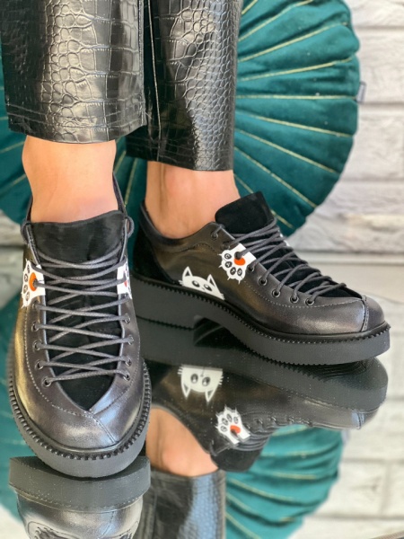 Pantofi Casual cod: B-050Kedi /Black - Img 2