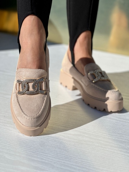 Pantofi Casual Cod:Z-5 Beige - Img 2