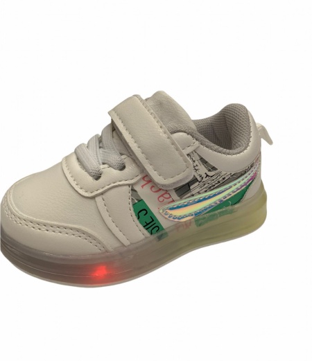 Pantofi sport Cod: 559 White/Green - Img 2