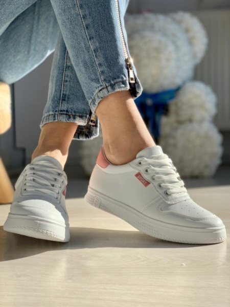 PANTOFI SPORT COD: 919 WHITE/PINK - Img 2