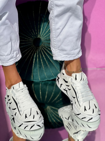Pantofi Sport Cod: B977-1 White - Img 2