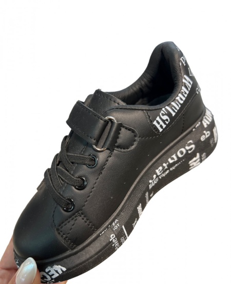 Pantofi sport Cod:D988B-1 Black - Img 2