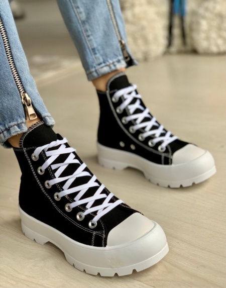 Pantofi Sport Cod: J2175-1 Black - Img 2
