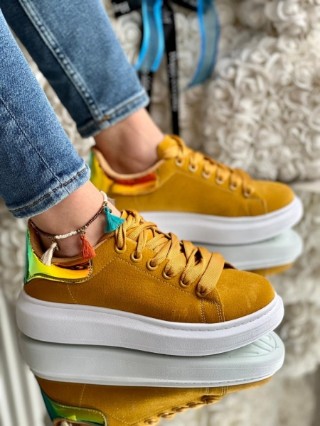 Pantofi sport cod: J79-7 Yellow. - Img 3