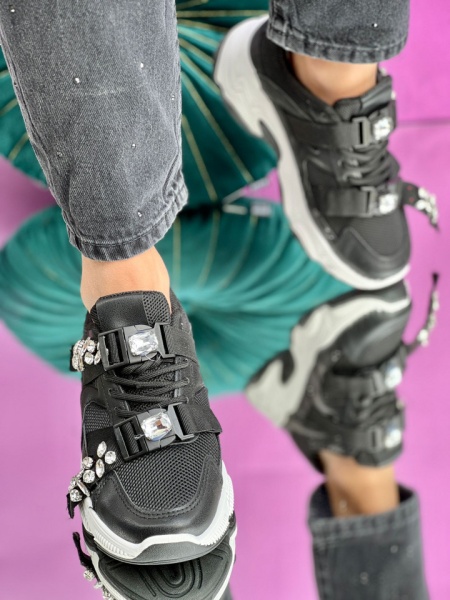 Pantofi Sport Cod: SL-0237 Black - Img 3