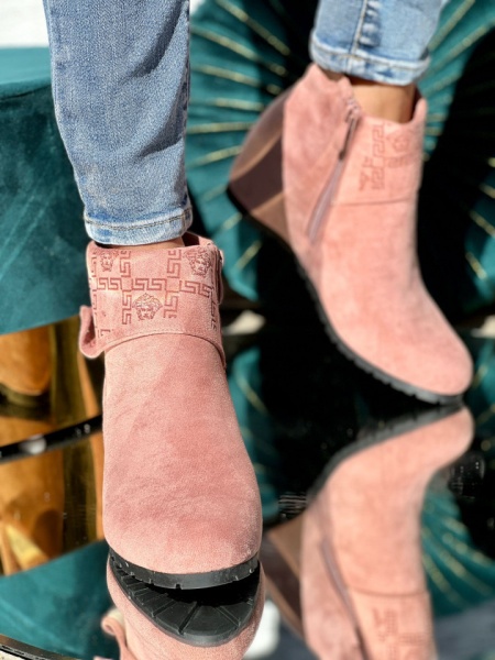 Botine cod: H123-4 Pink - Img 2