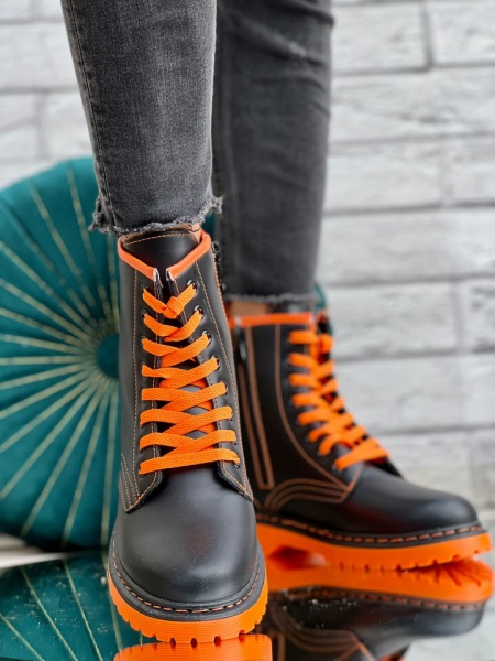 Ghete cod: J2002-3 Black/Orange - Img 3