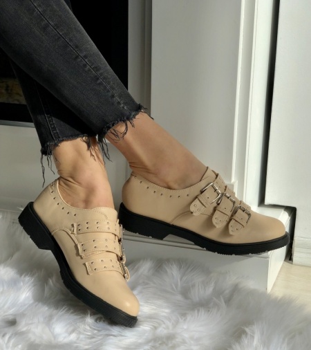 Pantofi Cod: FN365 Beige - Img 4