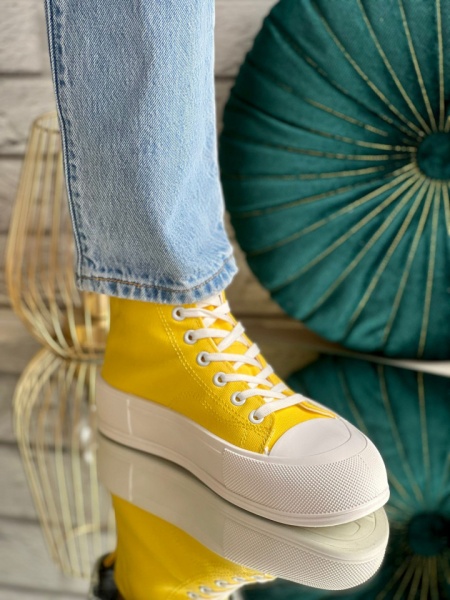 Pantofi sport cod: D2110M/ Yellow - Img 3