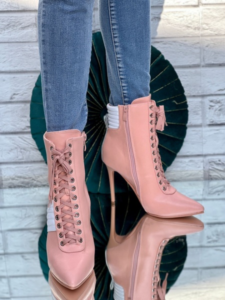 Botine cod: BS 149 Pink - Img 3