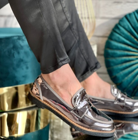 Pantofi cod: LX-52 Gunmetal - Img 3