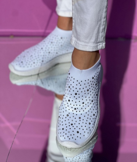 Pantofi Sport Cod: A02 White - Img 2
