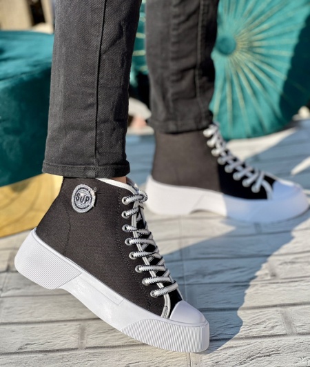 Pantofi sport cod: N7276Black - Img 4
