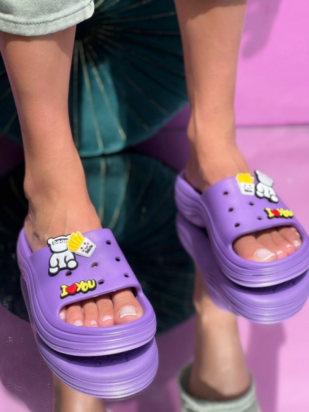 Papuci Cod: A122 Purple - Img 3