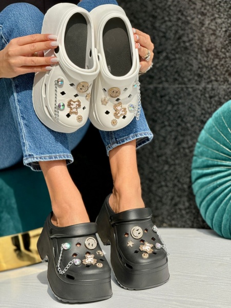 Saboti (CROCS) Cod: F-138 White - Img 4
