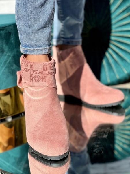 Botine cod: H123-4 Pink - Img 3