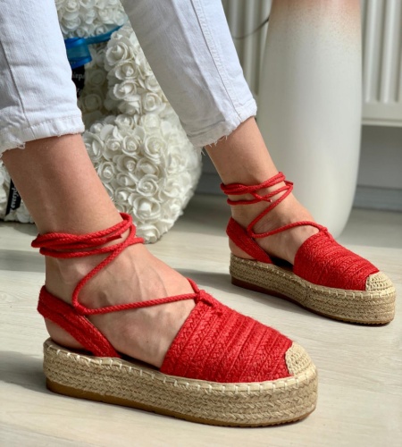 Espadrile Cod: Z8117-1 Red - Img 2