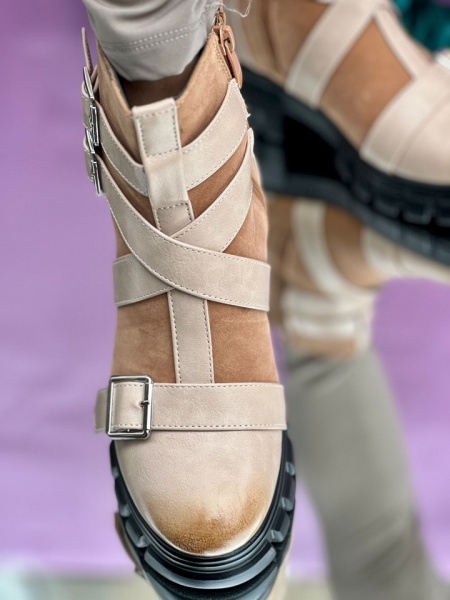 Ghete Cod: A066-2 Beige - Img 3