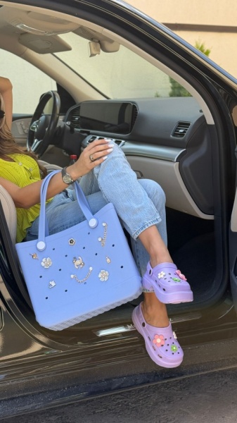 Pachet Sabot (CROCS)+Geanta Cod: VA-11 Purple