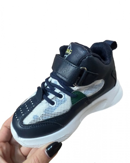 Pantofi Sport Cod: 931 Black/Blue - Img 2