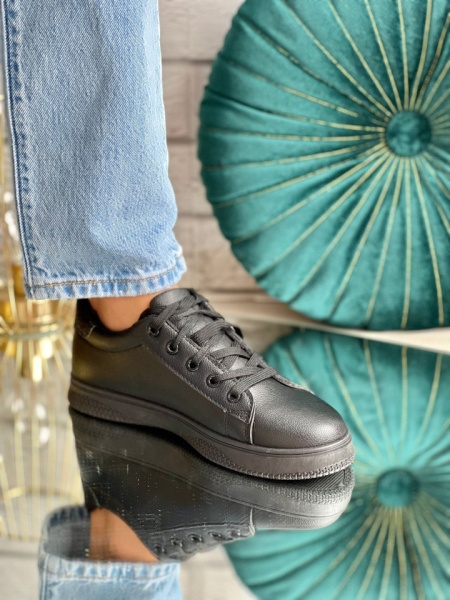 Pantofi sport cod:A69 Black - Img 3
