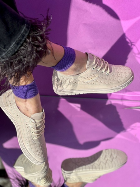Pantofi Sport Cod: F9 Beige - Img 2