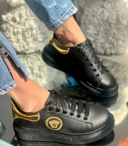 Pantofi Sport Cod: FCL701-4 Black/Gold - Img 3