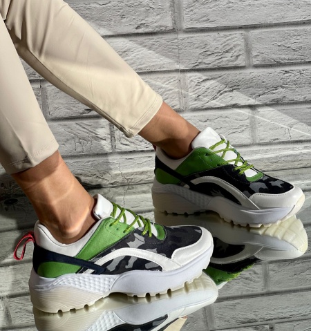Pantofi sport cod: VH011 Green - Img 3