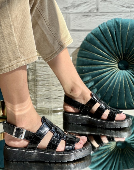 Sandale Cod: W22020-1 Black - Img 3