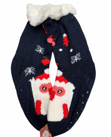 Sosete Imblanite Cod: Santa Black - Img 2