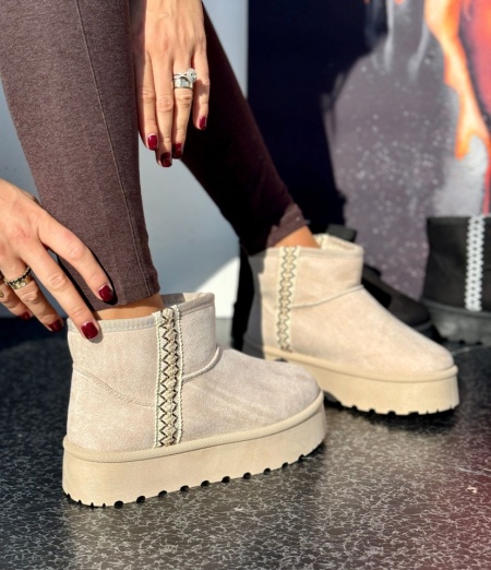 Cizme Cod: G-10 Beige - Img 3