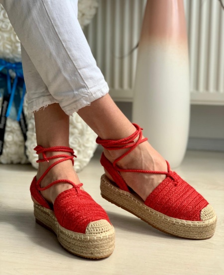 Espadrile Cod: Z8117-1 Red - Img 3