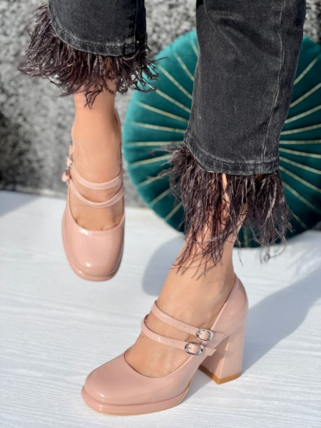Pantofi Casual Cod:A23-601 Nude - Img 4