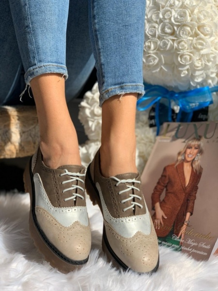 Pantofi cod: GQ20 Beige - Img 3