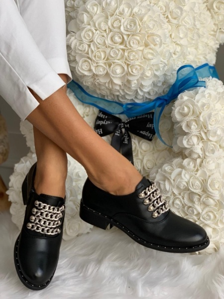 Pantofi cod: HQ-3k34-1 Black - Img 2